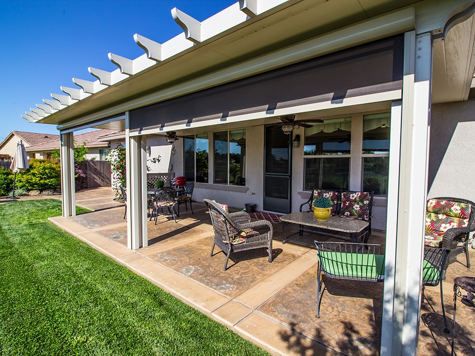 Luxurious outdoor patio in Dallas