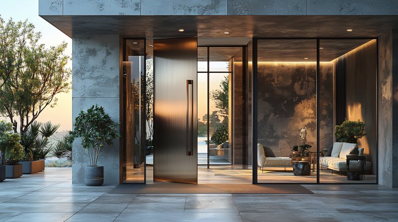 a pivot door